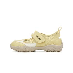 DAPHNE Дышащие женские низкие повседневные туфли желтого цвета, цвет Yellow