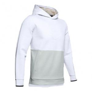 Толстовка recovery training pullover men's white Under Armour, белый