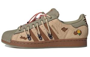 Кроссовки adidas originals Superstar X Melting Sadness Green Brown