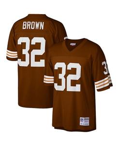 Мужская копия джерси Jim Brown Brown Cleveland Browns Legacy Mitchell & Ness, цвет Brown