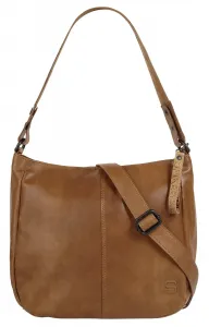 Сумка через плечо Spikes & Sparrow, натуральная кожа, коричневый