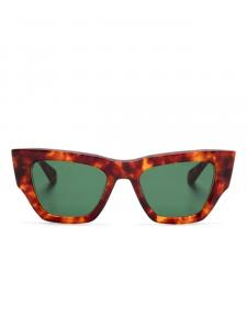 VALENTINO GARAVANI EYEWEAR солнцезащитные очки с логотипом VLogo Signature, коричневый