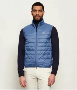 Пуховая куртка без рукавов regular fit Ea7, синий