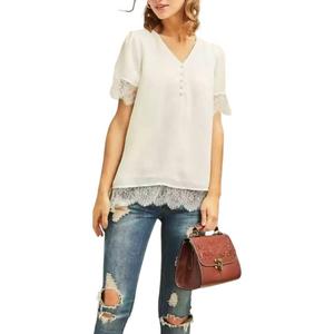 Красивый кружевной топ цвета слоновой кости entro