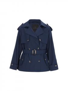 DreiMaster Женское пальто темно-синего цвета