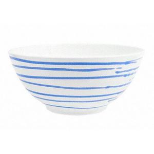 Миска с синим пламенем d: 27 см / 2,5 л Gmundner Keramik, белый синий