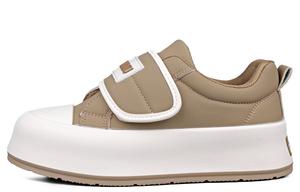 Женские устойчивые к износу легкие низкие кеды для скейтбординга WENPU, цвет экрю