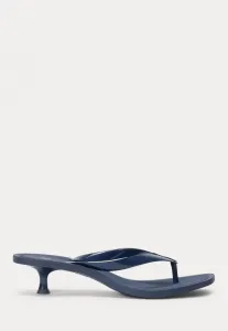 Сандалии-Вьетнамки polo play на невысоком каблуке с т-образным ремешком Polo Ralph Lauren, Royal Blue