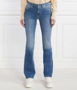 Джинсы женские Dondup - Made In Italy Newlola клеш с эффектом потертости, синий