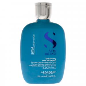 Шампунь для укрепления кудрей Semi Di Lino Curls Enhancing Low Shampoo от Alfaparf Milano (унисекс) - 8,45 унции, прозрачный
