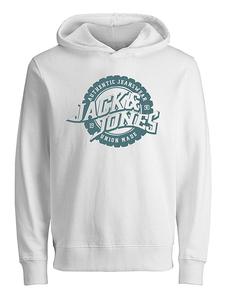 JACK & JONES Junior Худи "Барон" белого цвета
