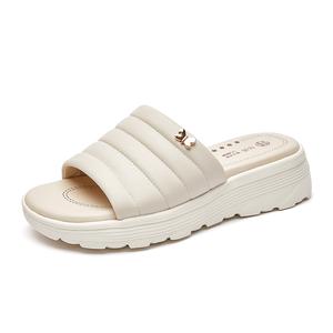 Женские сандалии Quiet Slide с подошвой из резиновой пены, цвет экрю Cigna, Ecru