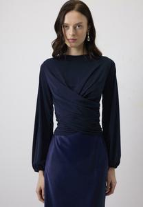 Блуза Touché Privé DRAPED, Navy Blue/Dark Blue