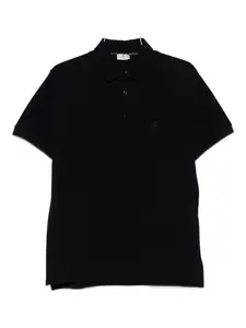 Поло с вышитым логотипом ETRO, синий