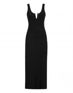 Длинное платье PHILIPP PLEIN, черный