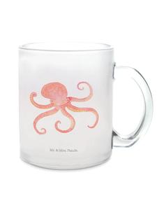 Кружка с рисунком кальмара, простая, прозрачная, без слов Mr. & Mrs. Panda