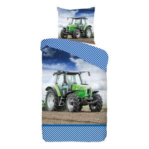 Постельное белье Good morning Strong, хлопковая ткань - сине-зеленого цвета