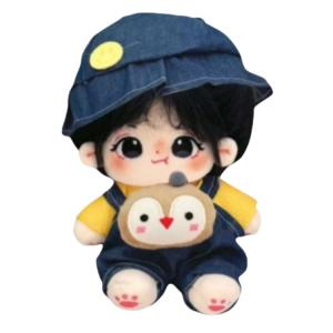 Кукла Love Of Wormwood из хлопка, реверсивная, со скелетом, плюшевая кукла высотой 20 см AIQINGCAOZHILIAN(WANJU)