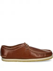 Кожаные туфли на шнуровке Clarks Originals, коричневый