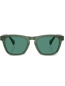 Oliver Peoples солнцезащитные очки R-3 трапециевидной формы, зеленый