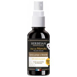 Спрей для горла и полости рта Herbesan Manuka Honey Iaa, 10+ флаконов, 25 мл. Markenlos