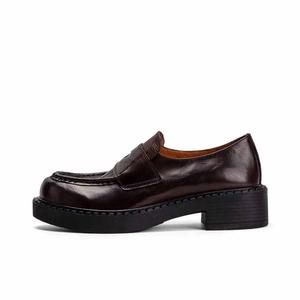SHOEMAKER QUEEN Женские лоферы каштанового коричневого цвета, цвет Chestnut Brown