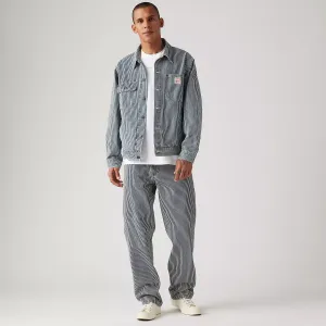 568 Свободные прямые джинсы Carpenter для мужчин Levi's, цвет Aged RR Stripe - White