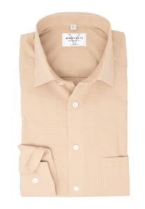 Рубашка MARVELIS Modern Fit Business, коричневый