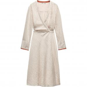 Платье с длинными рукавами серии ZW, женское, многоцветное Zara