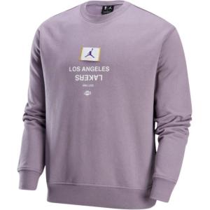 Толстовка NBA Courtside Los Angeles Lakers мужская smoky purple Jordan, фиолетовый