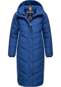 Зимнее пальто Ragwear "Суминка", непромокаемое женское зимнее стеганое пальто, синий