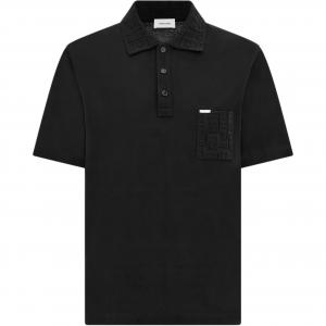Джерси карманная поло Ferragamo, черный