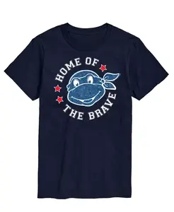 Мужская футболка с коротким рукавом Teenage Mutant Ninja Turtles Americana Home of the Brave AIRWAVES, синий
