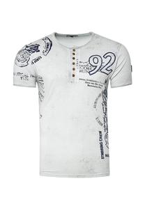 Футболка с принтом сбоку Rusty Neal, серый