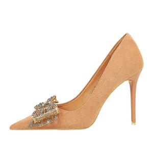 QITUMAUL Женские туфли на высоком каблуке - цвет хаки [высота каблука 10,5 см], цвет Khaki[Heel Height 10.5cm]