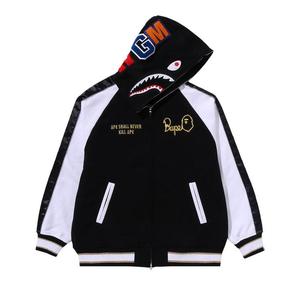 Худи BAPE Souvenir Shark Zip Hoodie, Black