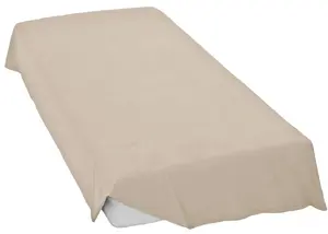 Простыня Золушка "Полотенце домашнее Renforce", без резинки Cinderella 200х260 см, 1 шт., серо-коричневый