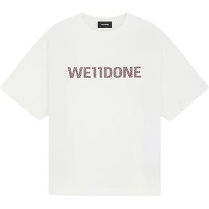 WE11DONE Футболка унисекс белая