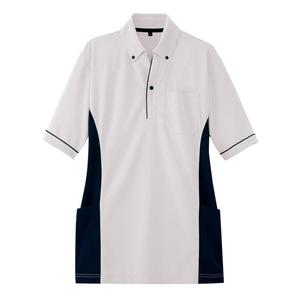 Поло AITOZ AZ7679 003 SS с боковым карманом и коротким рукавом (унисекс) для осени и зимы, серебристо-серый