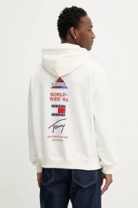 Хлопковая толстовка Tommy Jeans, бежевый