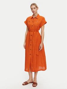 Платье-Рубашка стандартный крой Parete 541978 Luisa Spagnoli, оранжевый