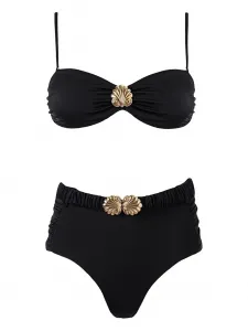 Бикини, украшенное ракушками SOFIA ERHAN, черный