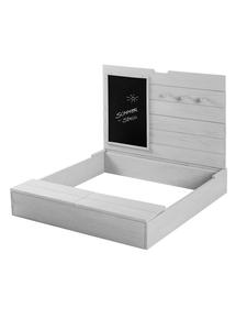 Песочница с крышкой, грифельной доской и 3 крючками, влагостойкая  Roba