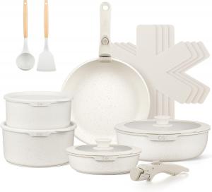 Набор посуды Koch Systeme CS, 17 предметов, белый