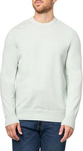 BOSS мужской вязаный свитер с логотипом, Open Air Blue