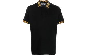 VERSACE JEANS COUTURE Мужская черная поло