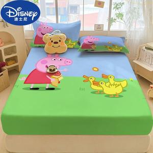 Disney Простыня на резинке 180x200 см с принтом Peppa Pig 13, 100% хлопок