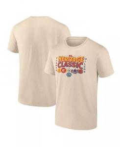 Мужская футболка Cream 2023 NHL Heritage Classic Matchup Fanatics