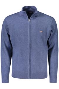 Мужской кардиган Norway 1963 на молнии с логотипом, голубой