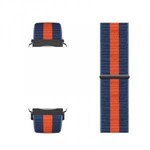 Ремешок совместимый с OPPO нейлоновый материал Penc iWatch, [липучка] петлевой черный